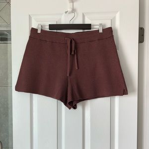 Abercrombie & Fitch XL brown knit shorts